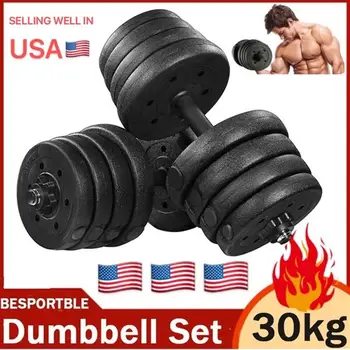 Adjustable A Pair of 30kg Dumbbell Weight Set Solid Fitness Dumbbell Set Safety and Non-slip Dumbbells Gym Exercise Training
Adjustable A Pair of 30kg Dumbbell Weight Set Solid Fitness Dumbbell Set Safety and Non-slip Dumbbells Gym Exercise Training