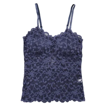 Women Floral Padded Tank Top Sexy Lace Cami Bralette Crochet Solid Color V-neck Flower Bra Vest
Women Floral Padded Tank Top Sexy Lace Cami Bralette Crochet Solid Color V-neck Flower Bra Vest