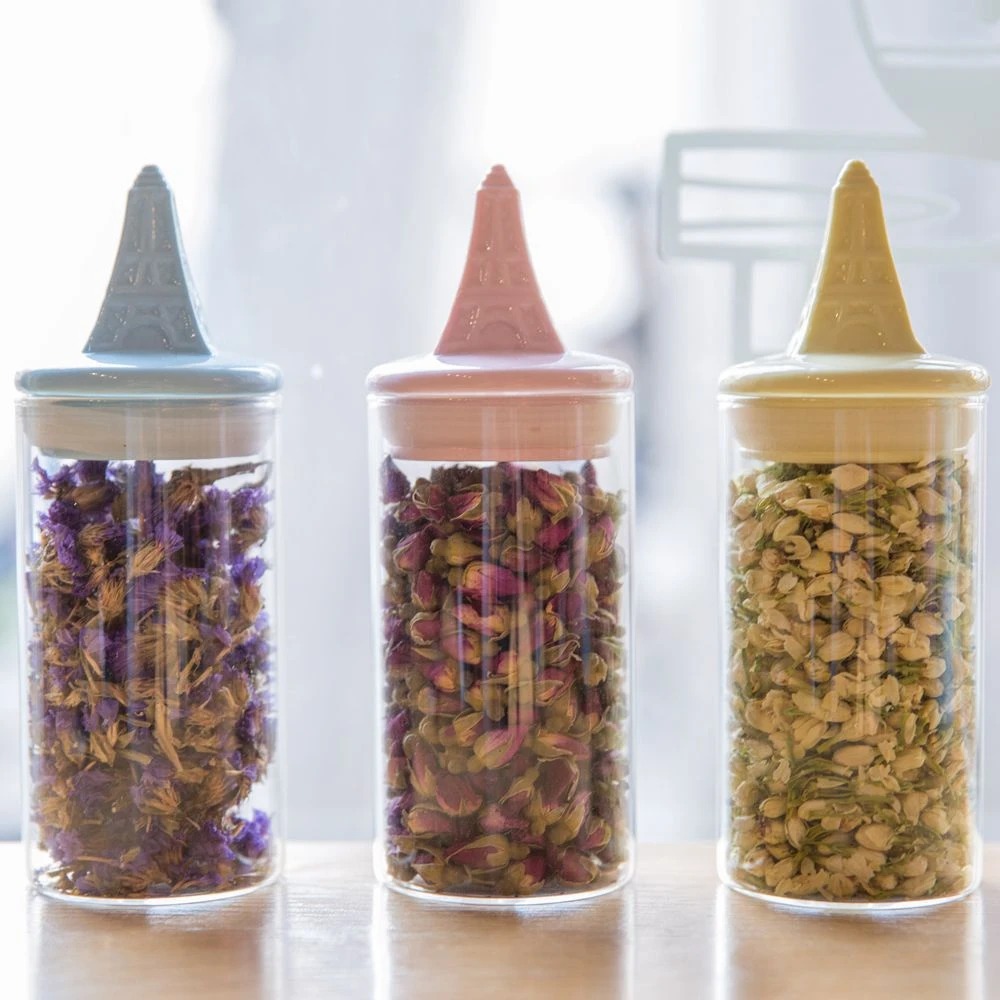 Creative Bulk Food Cans Glass Spice Jars Storage Container Tank With Bone China Lid Preservation Kitchen Organizer Individuality
Creative Bulk Food Cans Glass Spice Jars Storage Container Tank With Bone China Lid Preservation Kitchen Organizer Individuality