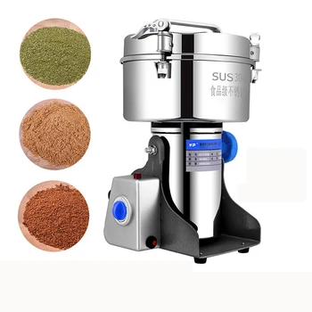 3500G 4400W Spice Mill Commercial Sanqi Powder Coffee Grinder Ultrafine Grinding Machine Gristmill Home 430 Stainless Steel
3500G 4400W Spice Mill Commercial Sanqi Powder Coffee Grinder Ultrafine Grinding Machine Gristmill Home 430 Stainless Steel