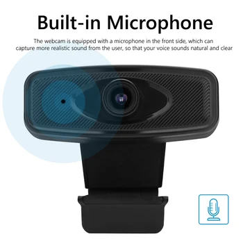 1080P FHD USB Clip Web Camera Webcam Built-in Microphone Small Office Caring Computer Supplies for Video Conference
1080P FHD USB Clip Web Camera Webcam Built-in Microphone Small Office Caring Computer Supplies for Video Conference