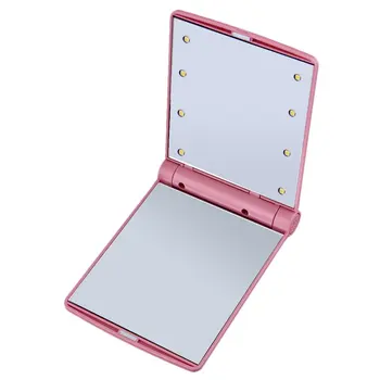 Compact Folding Magnetic Opening Portable Pocket LED Make Up Mirror Lady Cosmetic Vanity Mirror Gift Built-in LED Bulbs Mirror
Compact Folding Magnetic Opening Portable Pocket LED Make Up Mirror Lady Cosmetic Vanity Mirror Gift Built-in LED Bulbs Mirror