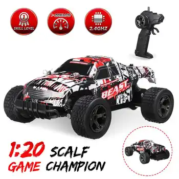 2.4G Rc Car 1: 20 4CH Rock Crawler Remote Control Model Off-Road Toy Radio-controlled Machine High Speed Racing Car
2.4G Rc Car 1: 20 4CH Rock Crawler Remote Control Model Off-Road Toy Radio-controlled Machine High Speed Racing Car