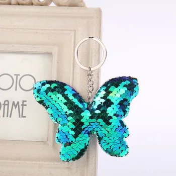 equin Butterfly Keychain Rainbow Pendant Lady sequins Ladies Bag Car Pendant Accessories Key Ring For Women Girl Jewelry
equin Butterfly Keychain Rainbow Pendant Lady sequins Ladies Bag Car Pendant Accessories Key Ring For Women Girl Jewelry