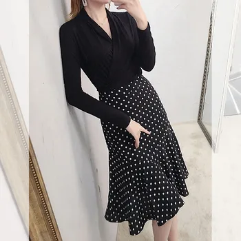 2020 New Summer Polka Dot Skirt Mid-Length Fishtail Half Length a Word Spring and Summer Bag Hip Skirt Cover Crotch High Waist
2020 New Summer Polka Dot Skirt Mid-Length Fishtail Half Length a Word Spring and Summer Bag Hip Skirt Cover Crotch High Waist