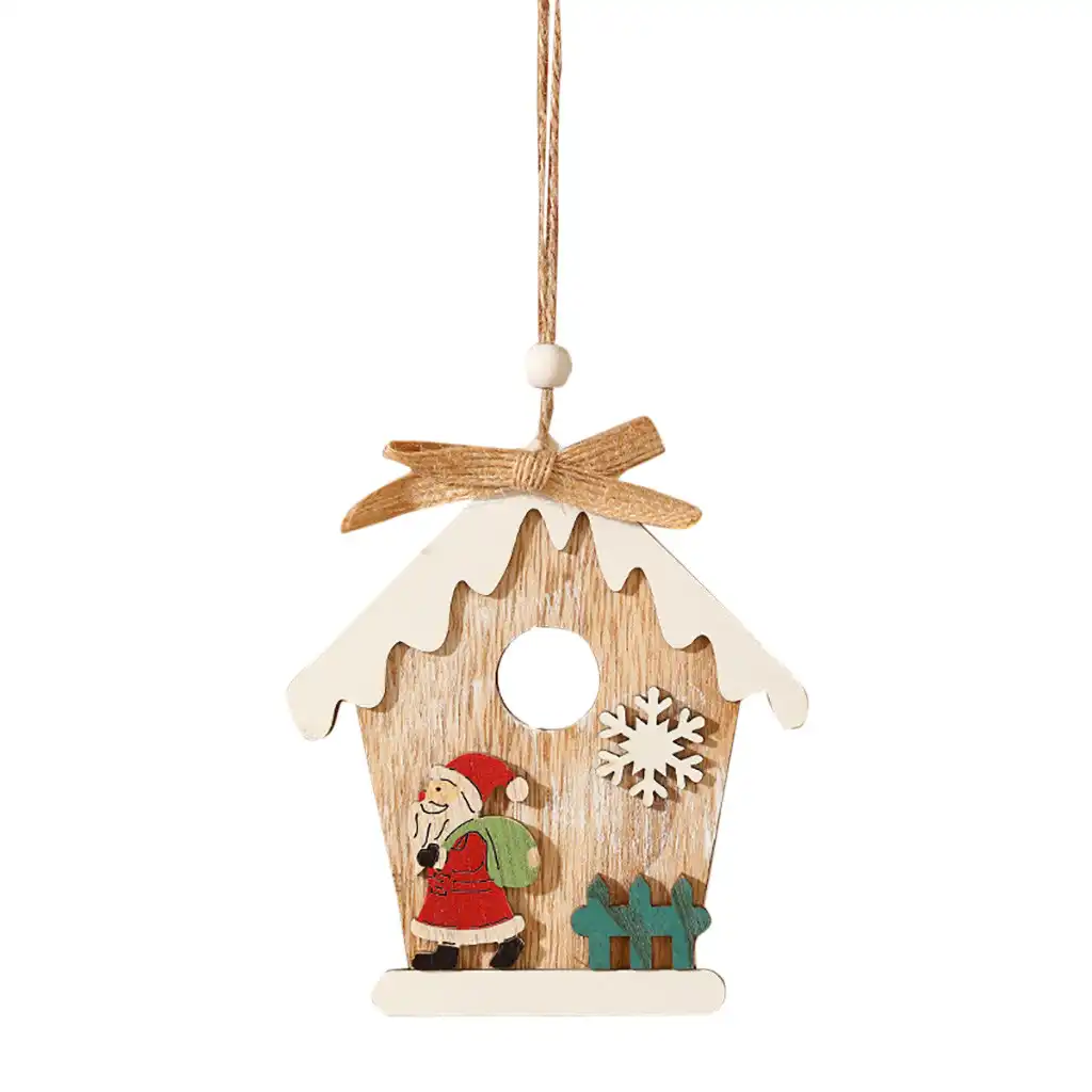 navidad christmas tree/elk/santa claus /snowman/angel pendant