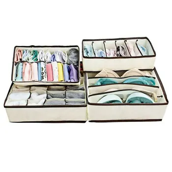 Drawer Organiser Bedroom Wardrobe Underwear Storage Box Bra Large Capacity Collapsible Space Saving Socks Panties Handkerchiefs
Drawer Organiser Bedroom Wardrobe Underwear Storage Box Bra Large Capacity Collapsible Space Saving Socks Panties Handkerchiefs