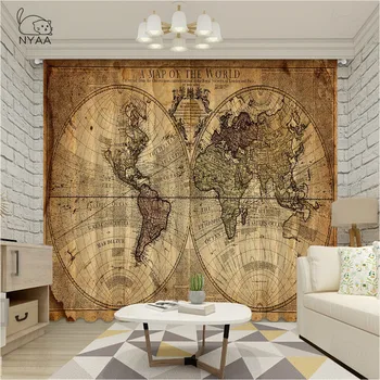 World Wall Map Vintage Nautical Ancient Window Curtains Living Room Bathroom Kitchen Indoor Drapes Decor Window Treatment Panels
World Wall Map Vintage Nautical Ancient Window Curtains Living Room Bathroom Kitchen Indoor Drapes Decor Window Treatment Panels