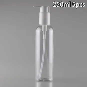 5PCS 250ML Clear Plastic Empty Plastic Bottle With Black Lotion Pump Dispenser Long Mouth Big Pump Head Lotion Pump
5PCS 250ML Clear Plastic Empty Plastic Bottle With Black Lotion Pump Dispenser Long Mouth Big Pump Head Lotion Pump
