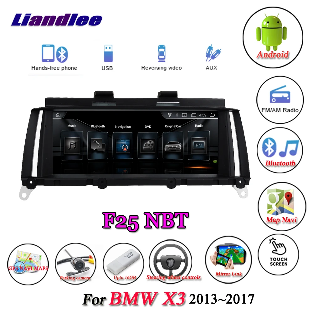 Для BMW X3 F25 2013-2017 оригинальная система NBT Android 10,0 плеер мультимедийная система Carplay Android GPS навигация HD экран
Для BMW X3 F25 2013-2017 оригинальная система NBT Android 10,0 плеер мультимедийная система Carplay Android GPS навигация HD экран