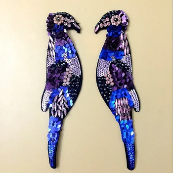 3D Handmade Rhinestone Beaded Patches Nagao Birds Parrot Sew on Crystal Pearl Patch for Cbeading Applique Cute Patches 
3D Handmade Rhinestone Beaded Patches Nagao Birds Parrot Sew on Crystal Pearl Patch for Cbeading Applique Cute Patches