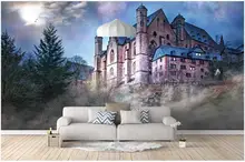 3d photo wallpaper for walls in rolls custom mural European castle forest blue landscape Living room home decor wall paper 
3d photo wallpaper for walls in rolls custom mural European castle forest blue landscape Living room home decor wall paper