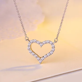 S925 Pure Silver Love Necklace Love Short Clavicle Chain Sweet Female Love Pendant Heart Sweater Chain Beads Women 925 TRENDY
S925 Pure Silver Love Necklace Love Short Clavicle Chain Sweet Female Love Pendant Heart Sweater Chain Beads Women 925 TRENDY