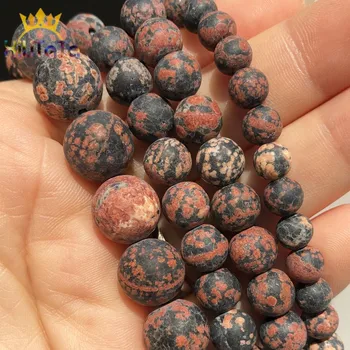 Matte Red Snowflake Obsidian Stone Beads Natural Loose Beads For DIY Jewelry Making Bracelet Accessories 15'' 4 6 8 10 12mm
Matte Red Snowflake Obsidian Stone Beads Natural Loose Beads For DIY Jewelry Making Bracelet Accessories 15'' 4 6 8 10 12mm