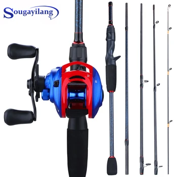 Sougayilang NEW Combo 1.8-2.4M Portable 5 Section Casting Fishing Rod and 13+1bb 7.0:1 Gear Ratio Baitcasting Reel Fishing Set
Sougayilang NEW Combo 1.8-2.4M Portable 5 Section Casting Fishing Rod and 13+1bb 7.0:1 Gear Ratio Baitcasting Reel Fishing Set