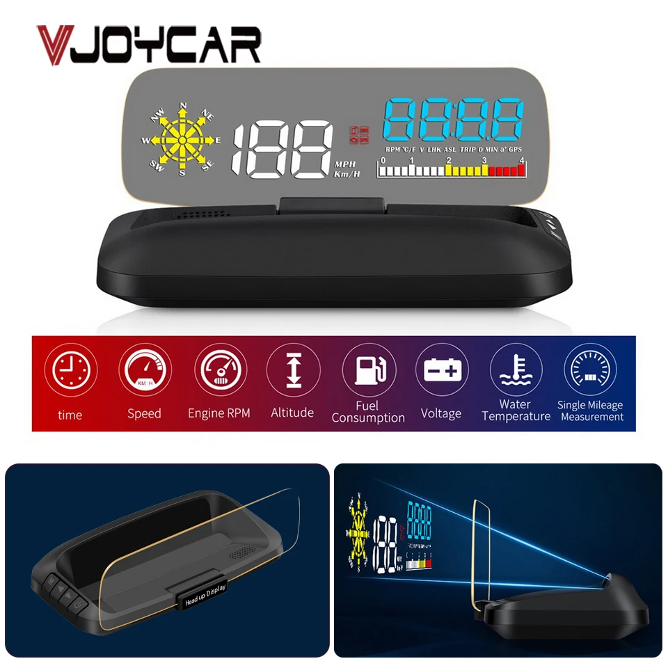 2021 New Product Promotion Car Head Up Display VC5 2 IN 1 HUD Auto Direction Navigation OBD2 Scanner RPM Speedometer Projection
2021 New Product Promotion Car Head Up Display VC5 2 IN 1 HUD Auto Direction Navigation OBD2 Scanner RPM Speedometer Projection