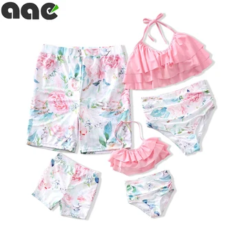 2020 New Family Matching Swimsuit Two Pieces Mother Daughter Women Children's Swimwear Kid Son Girl Pink Swimming Bathing Suit
2020 New Family Matching Swimsuit Two Pieces Mother Daughter Women Children's Swimwear Kid Son Girl Pink Swimming Bathing Suit