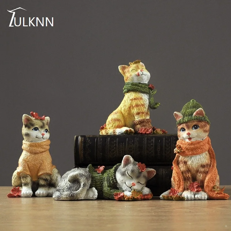 ULKNN Creative Cute Cats Ornaments Animal Theme Sitting Room Wine Cabinet Porch Room Furniture Art Decoration Birthday Gifts
ULKNN Creative Cute Cats Ornaments Animal Theme Sitting Room Wine Cabinet Porch Room Furniture Art Decoration Birthday Gifts
