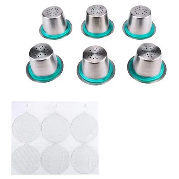 Reusable Coffee Capsules for Nespresso Stainless Steel Capsules Nespresso Sealed Pod Coffee Filters for Nespresso
Reusable Coffee Capsules for Nespresso Stainless Steel Capsules Nespresso Sealed Pod Coffee Filters for Nespresso