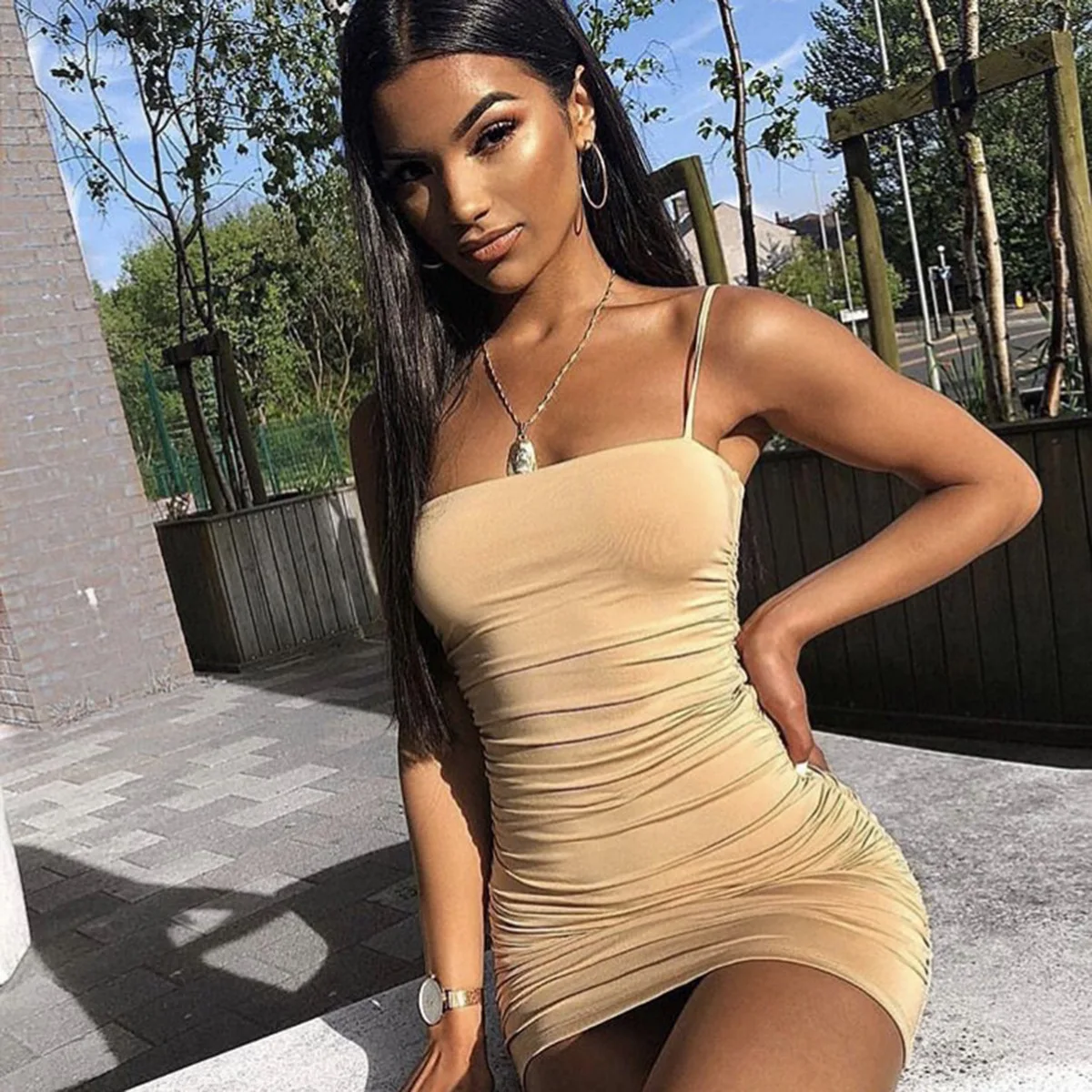 women dress party dress Sexy & Club Sheath Solid Sleeveless Above Knee, Mini Empire Polyester Square Collar Summer
women dress party dress Sexy & Club Sheath Solid Sleeveless Above Knee, Mini Empire Polyester Square Collar Summer