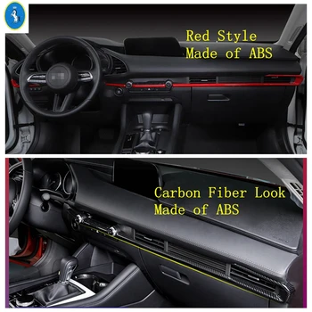 Central Control Frame Panel Decorative Strip Cover Trim Red / Carbon Fiber Look Interior Refit Kit For Mazda 3 2019 2020 2021
Central Control Frame Panel Decorative Strip Cover Trim Red / Carbon Fiber Look Interior Refit Kit For Mazda 3 2019 2020 2021