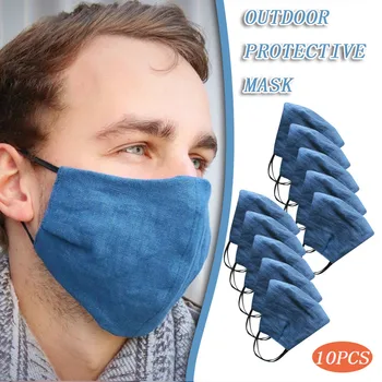 10PC masque en tissus lavable Natural Face Mask Linen Adult Dustproof Windproof Foggy Haze PM2.5 mascarilla reutilizable 
10PC masque en tissus lavable Natural Face Mask Linen Adult Dustproof Windproof Foggy Haze PM2.5 mascarilla reutilizable