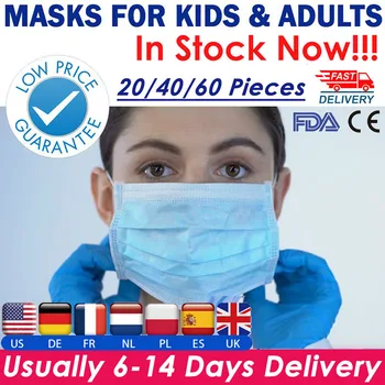 Disposable Face Mouth Mask 3 Layers Protective Facial Masks with Melt Blown Non-Woven Elastic Earloop
Disposable Face Mouth Mask 3 Layers Protective Facial Masks with Melt Blown Non-Woven Elastic Earloop