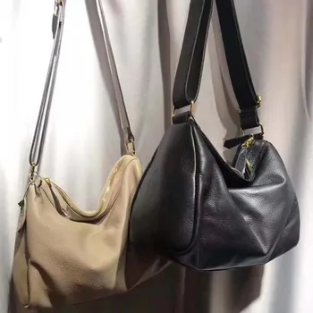 Fashion Real Leather Women Shoulder Bags Hot Sale Female Casual Crossbody Bag Office Ladies High Quality Big Genine Leather Bag
Fashion Real Leather Women Shoulder Bags Hot Sale Female Casual Crossbody Bag Office Ladies High Quality Big Genine Leather Bag