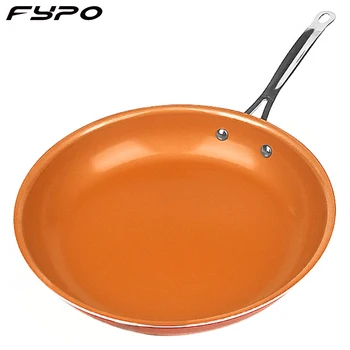 Non-stick Copper Frying Pans Skillets with Ceramic Coating Induction Cooking Oven Cooking Pot Nonstick Pan Cookware chef pan
Non-stick Copper Frying Pans Skillets with Ceramic Coating Induction Cooking Oven Cooking Pot Nonstick Pan Cookware chef pan