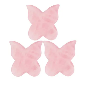 Powder crystal scraping board Rose quartz butterfly shaped jade scraping board eye face massager scraping board
Powder crystal scraping board Rose quartz butterfly shaped jade scraping board eye face massager scraping board