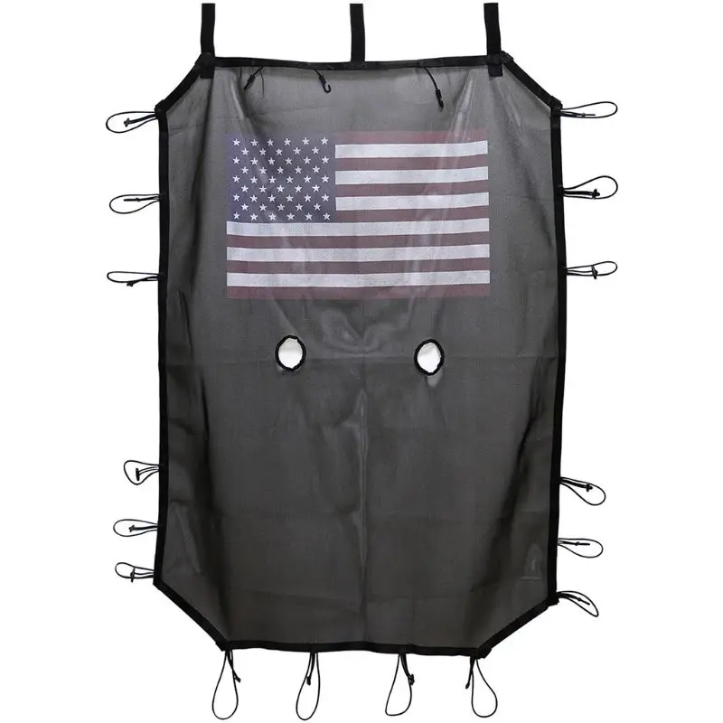 American Flag Printed Sunshade Mesh Shade Top Cover Anti-UV Protection Sun Blocker for 4-Door Jeep-Wrangler Car Models
American Flag Printed Sunshade Mesh Shade Top Cover Anti-UV Protection Sun Blocker for 4-Door Jeep-Wrangler Car Models