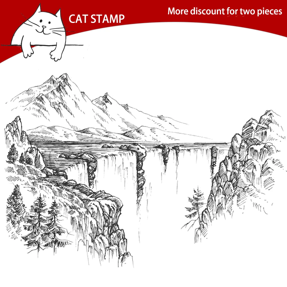 Mountains And Trees Transparent Clear Stamps For Scrapbooking Card Making Photo Album Silicone Stamp DIY Decorative Crafts
Mountains And Trees Transparent Clear Stamps For Scrapbooking Card Making Photo Album Silicone Stamp DIY Decorative Crafts