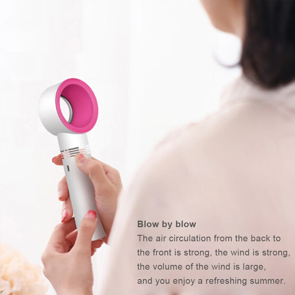 Wireless Bladeless Fan Air Cooler Electric Fan Mini Ventilator Handheld Cooling USB Rechargeable Portable Air Cooler Fan Outdoor
Wireless Bladeless Fan Air Cooler Electric Fan Mini Ventilator Handheld Cooling USB Rechargeable Portable Air Cooler Fan Outdoor
