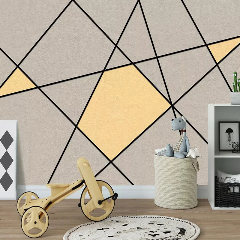 Custom Mural Wallpaper Modern 3D Geometric Pattern Line Wall Painting Living Room Kids Bedroom Nordic Creative Art Wall Papers
Custom Mural Wallpaper Modern 3D Geometric Pattern Line Wall Painting Living Room Kids Bedroom Nordic Creative Art Wall Papers