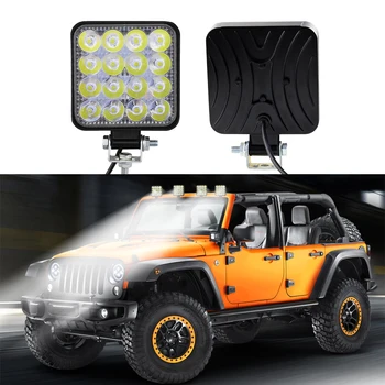 2Pcs 48W 16LED 48W LED Work Light Bar Square Spotlight 12V 24V Offroad LED Light Bar For Truck Offroad 4X4 4WD Car SUV ATV
2Pcs 48W 16LED 48W LED Work Light Bar Square Spotlight 12V 24V Offroad LED Light Bar For Truck Offroad 4X4 4WD Car SUV ATV