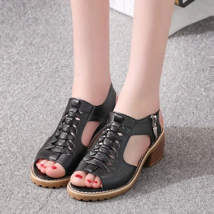 Gladiator Sandals Summer Office High Heels Shoes Woman Buckle Strap Pumps Casual Women Shoes Plus Size 35-40 Chaussures Femme
Gladiator Sandals Summer Office High Heels Shoes Woman Buckle Strap Pumps Casual Women Shoes Plus Size 35-40 Chaussures Femme