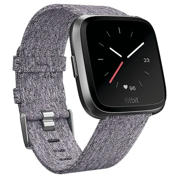 Replacement Woven Canvas Nylon Band Strap Wristband For -Fitbit Versa Watch(Gray)
Replacement Woven Canvas Nylon Band Strap Wristband For -Fitbit Versa Watch(Gray)