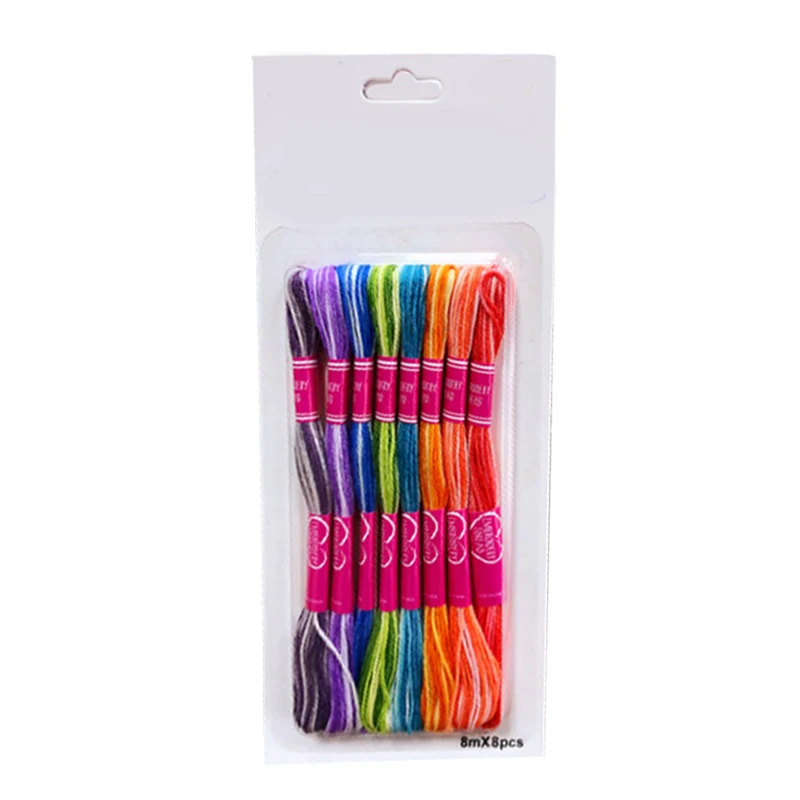 8Pcs Multicolor Multifunction Floss Kit Needle Craft Embroidery Thread Similar Thread Cross Stitch Cotton Sewing Skeins
8Pcs Multicolor Multifunction Floss Kit Needle Craft Embroidery Thread Similar Thread Cross Stitch Cotton Sewing Skeins