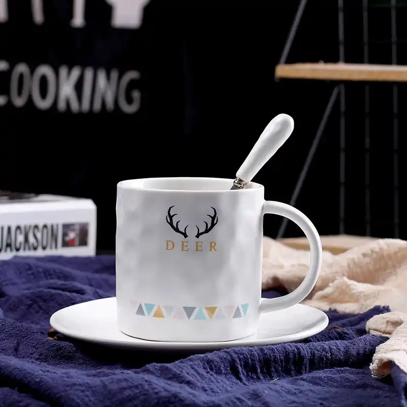 present ceramic creative mug tea cup milk coffee drinkware gift