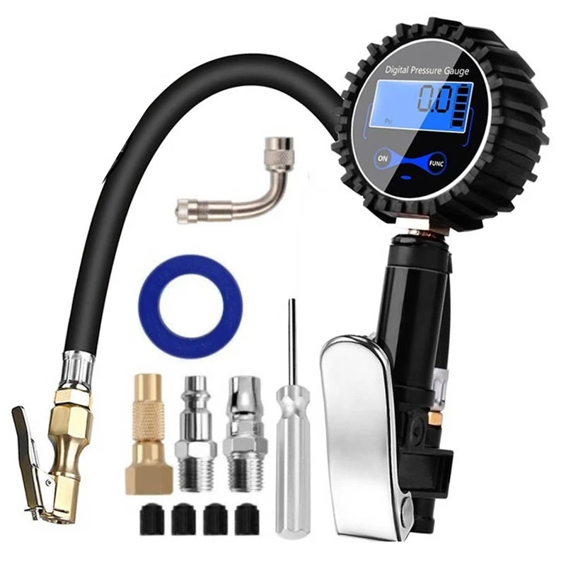 Digital Tire Inflator Air Compressor Pump Pressure Gauge Quick Connection Accessory Truck Car Motorcycle
Digital Tire Inflator Air Compressor Pump Pressure Gauge Quick Connection Accessory Truck Car Motorcycle