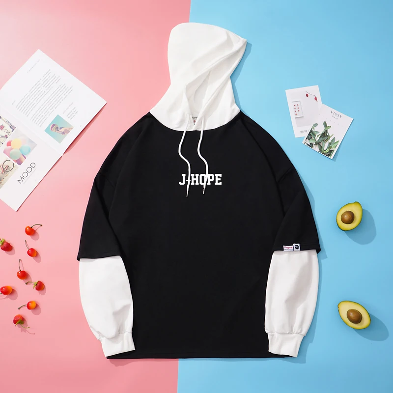 Худи Jungkook Suga Jimin V Jin J-hope RM Толстовка для женщин повседневные корейские Bangtan Boys Kpop