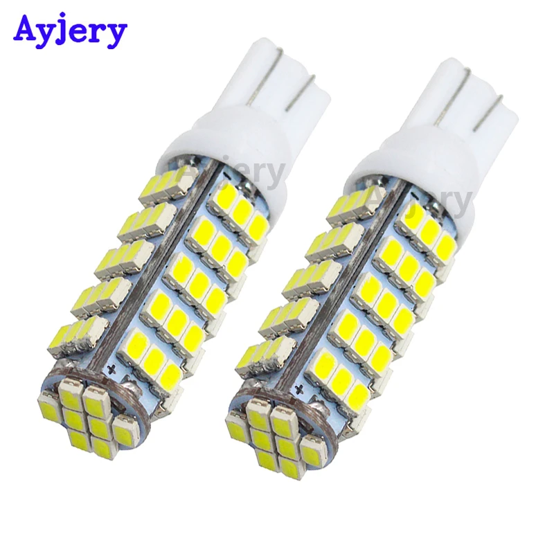 AYJERY 6 pcs T10 1206 68 SMD White LED Bulbs W5W 194 927 161 Socket Type Leds Cars Pathway Lighting Reading License Plate Lights
AYJERY 6 pcs T10 1206 68 SMD White LED Bulbs W5W 194 927 161 Socket Type Leds Cars Pathway Lighting Reading License Plate Lights