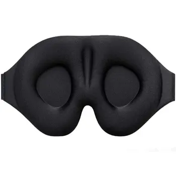 Black Eye Mask Travel Sleep Blindfold 3D Stereo Shading Sleep Eye Mask Lycra + Memory Foam Eye Masks
Black Eye Mask Travel Sleep Blindfold 3D Stereo Shading Sleep Eye Mask Lycra + Memory Foam Eye Masks
