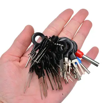 41-pin retractor for car plug terminal removal tool Plastic+Stainless Steel Plug terminal removal tool Needle ejector 41 pcs
41-pin retractor for car plug terminal removal tool Plastic+Stainless Steel Plug terminal removal tool Needle ejector 41 pcs