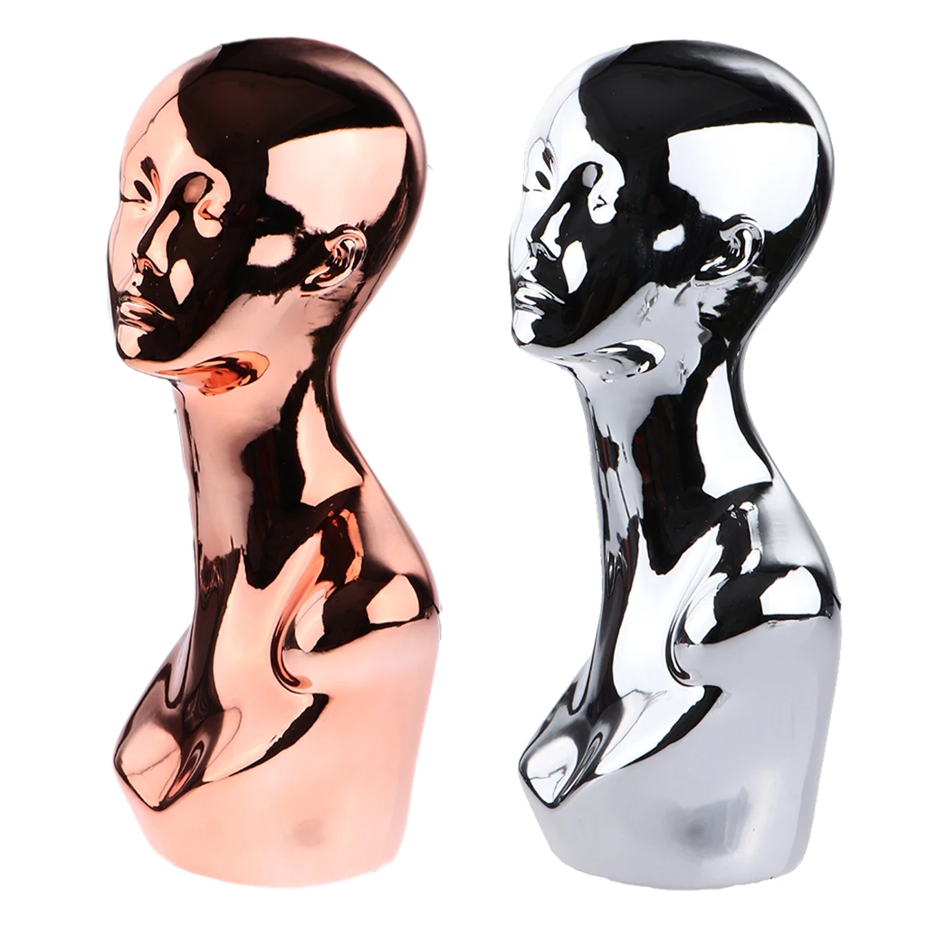 Female Mannequin Head Bust Display Stand Model For Wigs Hair Hat Glasses Jewelry for Showcase Retail Showing Female Mannequin Head Bust Display Stand Model For Wigs Hair Hat Glasses Jewelry for Showcase Retail Showing