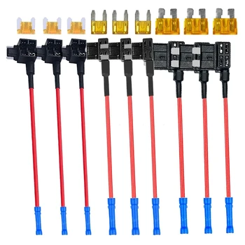 3 Types Add-A-Circuit Adapter & Fuse Kit - Fuse Tap Fuse Holder with Fuse for Cars Trucks Boats
3 Types Add-A-Circuit Adapter & Fuse Kit - Fuse Tap Fuse Holder with Fuse for Cars Trucks Boats
