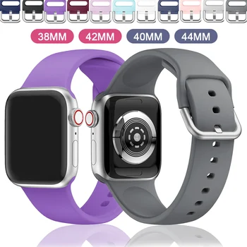 Sports Silicone Watch strap band for apple watch band 42mm 38mm Series 1/2/3 Wrist Strap for iwatch bands 4 40mm 44mm Bracelet
Sports Silicone Watch strap band for apple watch band 42mm 38mm Series 1/2/3 Wrist Strap for iwatch bands 4 40mm 44mm Bracelet