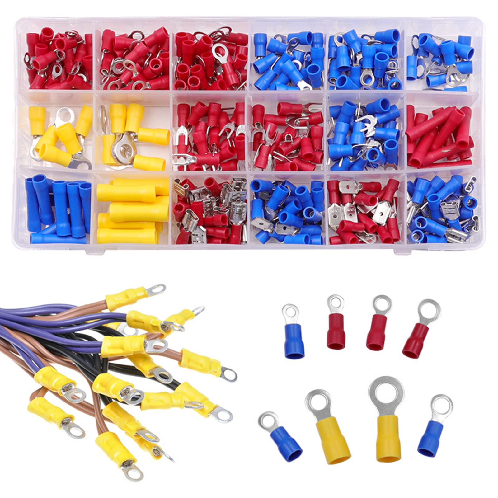 Tubular Terminal Various Styles Box-packed Electrical Tube Ferrule Terminal Insulated Wire Connector Crimping Terminals Kit Set
Tubular Terminal Various Styles Box-packed Electrical Tube Ferrule Terminal Insulated Wire Connector Crimping Terminals Kit Set