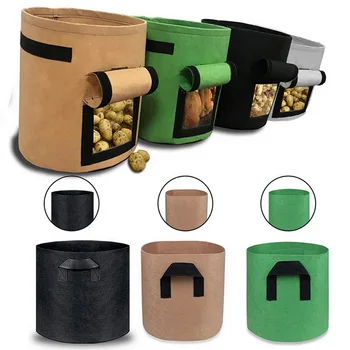 Garden Outdoor Planting Grow Bag Strawberry Vertical Flower Herb Pouch Root Breathable Vegetable Round Reusable Pot Planter
Garden Outdoor Planting Grow Bag Strawberry Vertical Flower Herb Pouch Root Breathable Vegetable Round Reusable Pot Planter