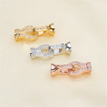 Pearl necklace bracelet clasp, 18 k gold plated clasp connector, maintenance of DIY accessories material
Pearl necklace bracelet clasp, 18 k gold plated clasp connector, maintenance of DIY accessories material